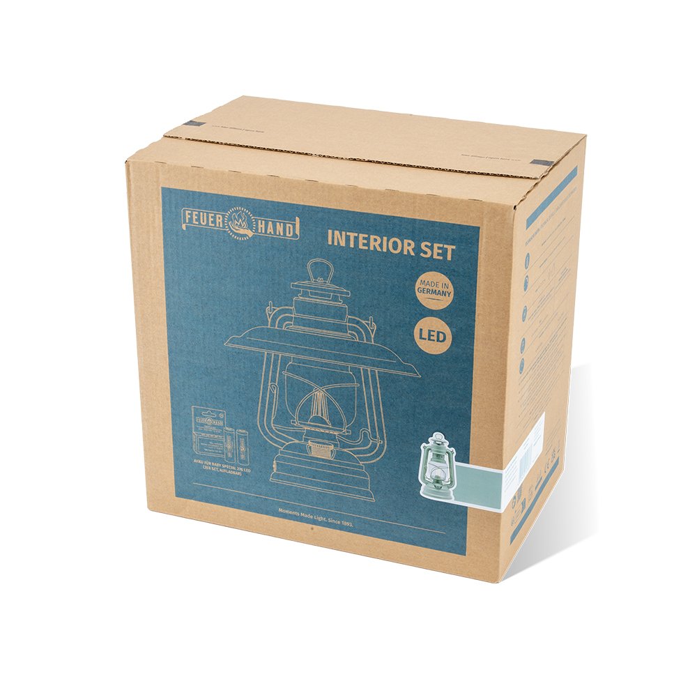 LED Laterne - Interior Set Sage Green