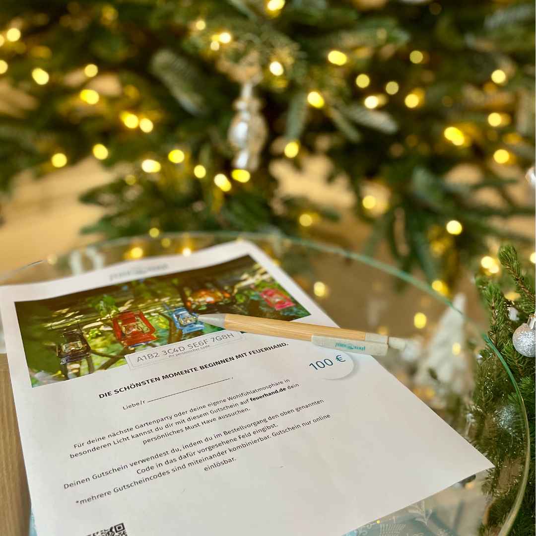 Feuerhand Geschenkgutschein (zum Ausdrucken)