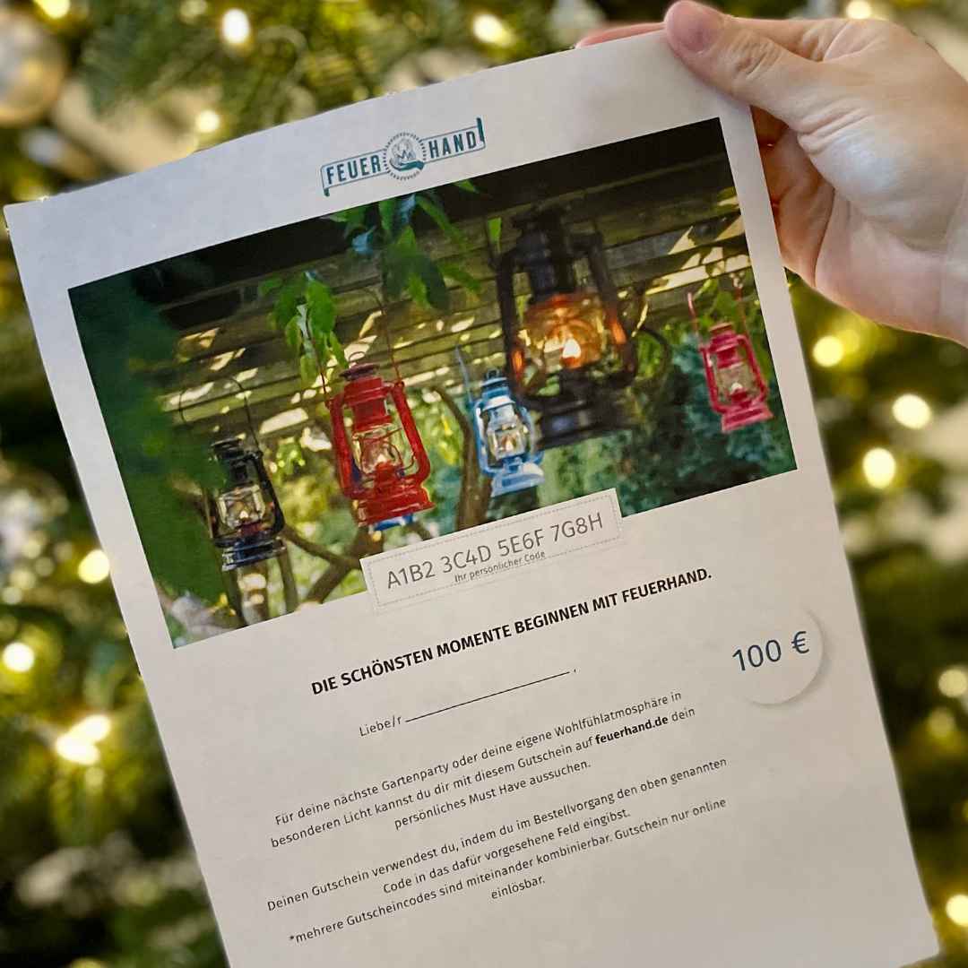 Feuerhand Geschenkgutschein (zum Ausdrucken)