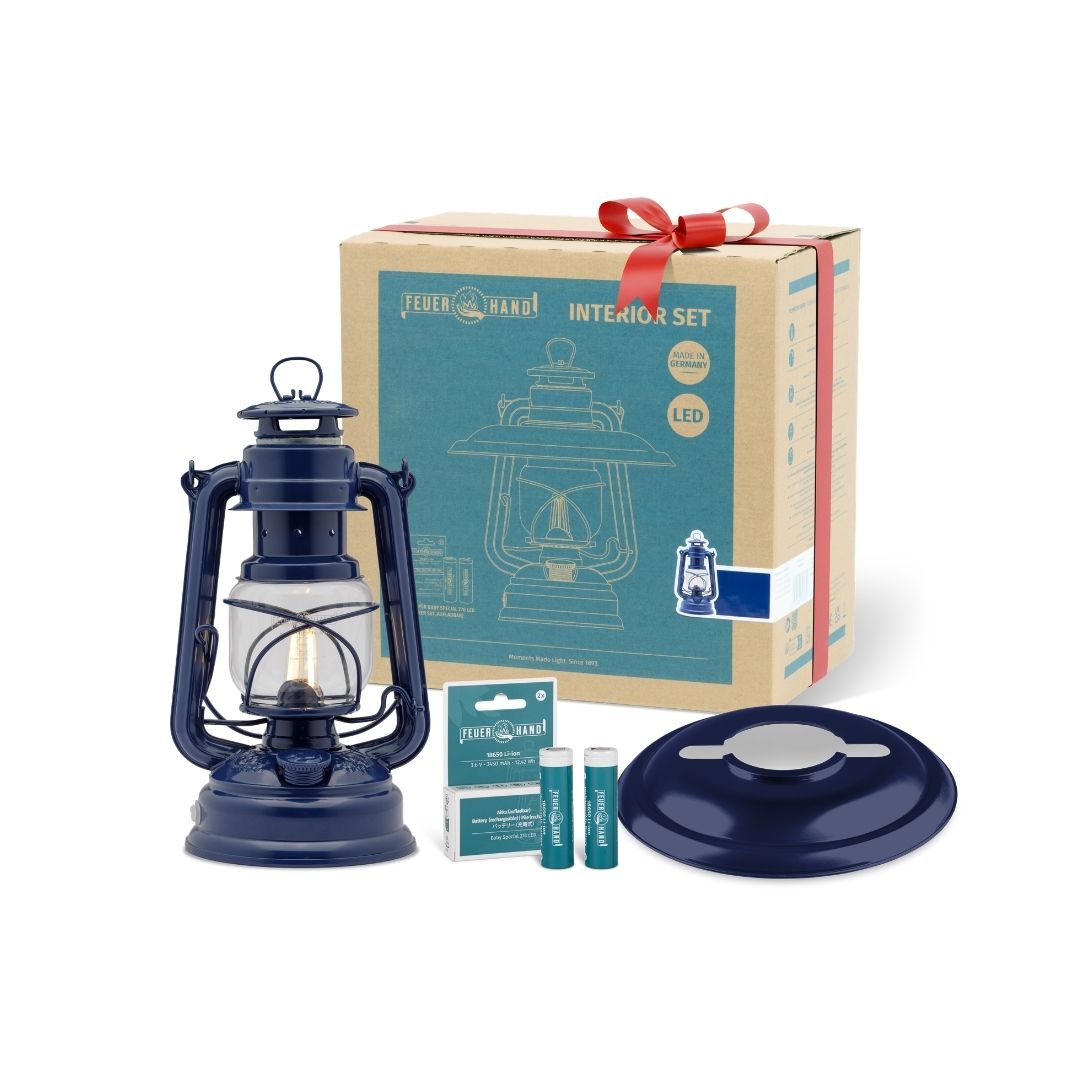 LED Laterne - Interior Set Cobalt Blue